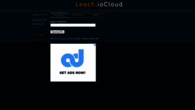 What Leech.iocloud.info website looked like in 2022 (1 year ago)