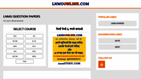 What Lnmuonline.com website looked like in 2022 (1 year ago)