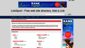 What Linkspurt.com website looked like in 2022 (1 year ago)
