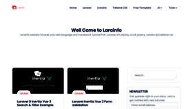 What Larainfo.com website looked like in 2022 (1 year ago)