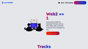 What Learnweb3.io website looked like in 2022 (1 year ago)