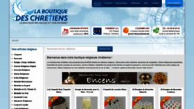 What La-boutique-des-chretiens.com website looked like in 2022 (1 year ago)