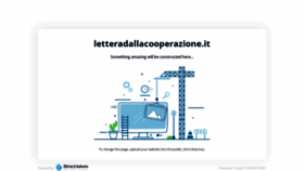 What Letteradallacooperazione.it website looked like in 2022 (1 year ago)