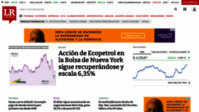 What Larepublica.co website looked like in 2022 (1 year ago)