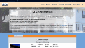 What Lagranderentals.com website looked like in 2022 (3 years ago)