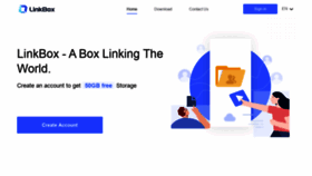 What Linkbox.to website looked like in 2022 (3 years ago)