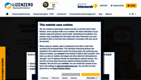 What Lizenzero.de website looked like in 2022 (1 year ago)