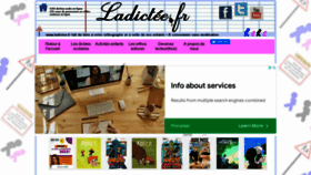 What Ladictee.fr website looked like in 2022 (1 year ago)