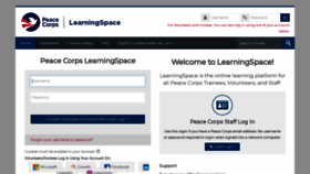 What Learning.peacecorps.gov website looked like in 2022 (1 year ago)