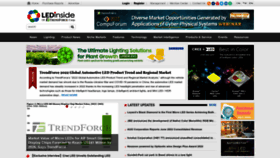 What Ledinside.com website looked like in 2022 (3 years ago)