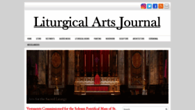What Liturgicalartsjournal.com website looked like in 2022 (1 year ago)