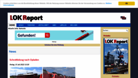 What Lok-report.de website looked like in 2022 (1 year ago)