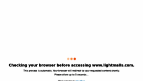 What Lightmalls.com website looked like in 2022 (1 year ago)