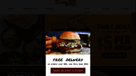 What Lazydogrestaurants.com website looked like in 2022 (1 year ago)