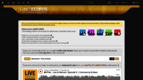 What Literecords.com website looked like in 2022 (1 year ago)