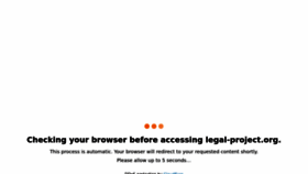 What Legal-project.org website looked like in 2022 (1 year ago)