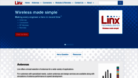 What Linxtechnologies.com website looked like in 2022 (1 year ago)
