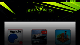 What Levelbash.com website looked like in 2022 (1 year ago)