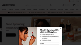What Lookfantastic.dk website looked like in 2022 (1 year ago)