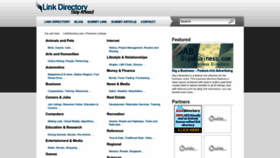 What Linkdirectory.com website looked like in 2022 (1 year ago)