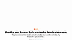 What Latin-is-simple.com website looked like in 2022 (1 year ago)