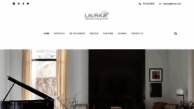 What Laurau.com website looked like in 2022 (1 year ago)