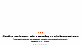 What Lightnovelspot.com website looked like in 2022 (1 year ago)