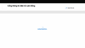 What Lamdong.gov.vn website looked like in 2022 (1 year ago)