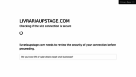 What Livrariaupstage.com website looked like in 2022 (1 year ago)
