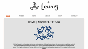 What Leunig.com.au website looked like in 2022 (1 year ago)