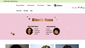 What Lilyhair.com website looked like in 2022 (1 year ago)