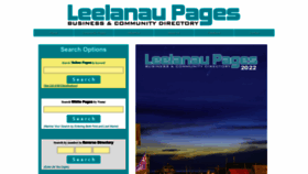 What Leelanaupages.com website looked like in 2022 (1 year ago)