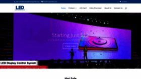 What Led-display-accessories.com website looked like in 2022 (1 year ago)