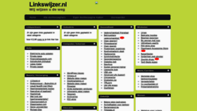 What Linkswijzer.nl website looked like in 2022 (1 year ago)