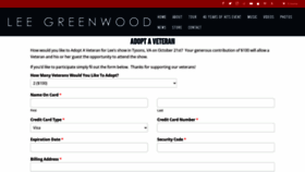 What Leegreenwood.com website looked like in 2022 (1 year ago)