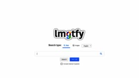 What Lmgtfy.com website looked like in 2022 (1 year ago)