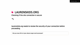 What Laurenskids.org website looked like in 2022 (1 year ago)
