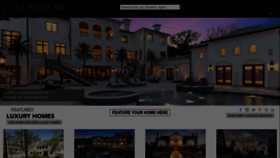 What Luxuryhomemagazine.com website looked like in 2022 (1 year ago)