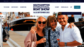 What Londonboatshow.com website looked like in 2022 (1 year ago)