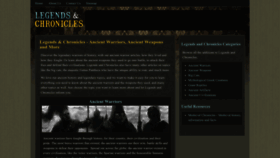 What Legendsandchronicles.com website looked like in 2022 (1 year ago)