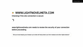 What Lightnovelmeta.com website looked like in 2022 (1 year ago)
