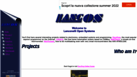 What Lancos.com website looked like in 2022 (1 year ago)