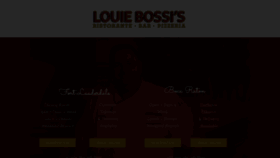 What Louiebossi.com website looked like in 2022 (1 year ago)