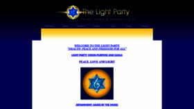 What Lightparty.com website looked like in 2022 (1 year ago)