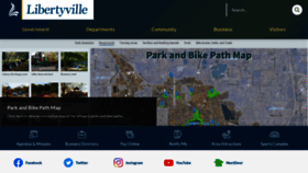 What Libertyville.com website looked like in 2022 (1 year ago)