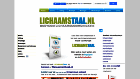 What Lichaamstaal.nl website looked like in 2022 (1 year ago)