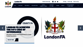What Londonfa.com website looked like in 2022 (1 year ago)
