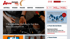 What Lehrerweb.wien website looked like in 2022 (1 year ago)