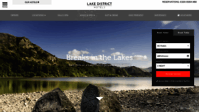 What Lakedistricthotels.net website looked like in 2022 (1 year ago)