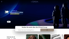 What Loreal.de website looked like in 2022 (1 year ago)